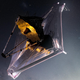 An illustration of Webb in space.